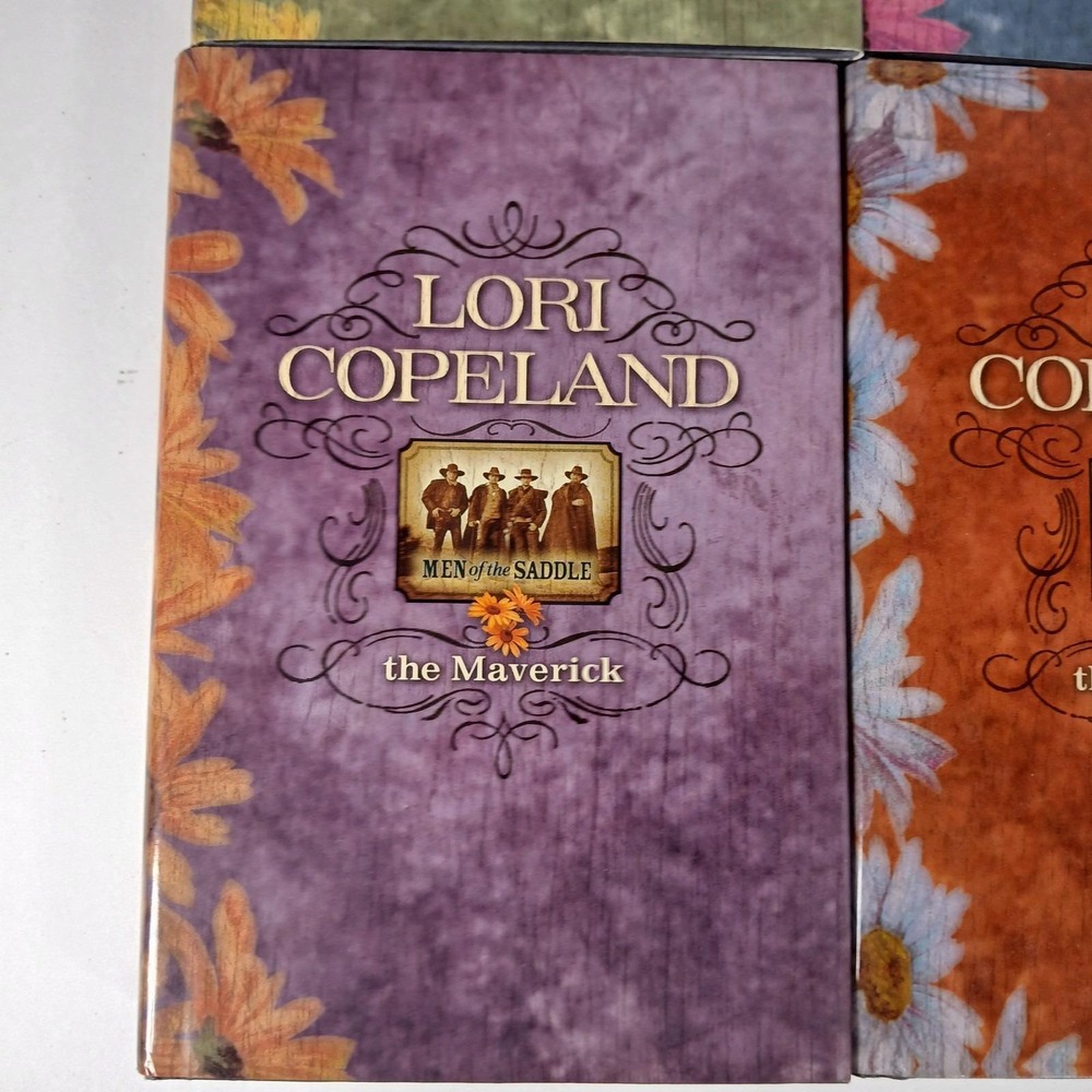 Lori Copeland Men of the Saddle HCDJ Complete Lot Of 5 Large Print Christian - Picture 6 of 9